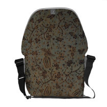 Messenger Bag - Traditional Javanese Batik Fabric messenger bags