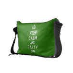 [Chef hat] keep calm and cook on  Messenger Bags