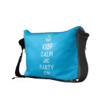 [Crown] keep calm and get tatted  Messenger Bags