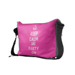 [Campervan] keep calm and love travel  Messenger Bags