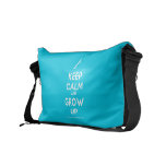 [Skateboard] keep calm and grow up  Messenger Bags