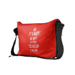 [Crown] it's not in my nature to keep calm  Messenger Bags