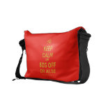 [Bicycle] keep calm and bog off or alse  Messenger Bags
