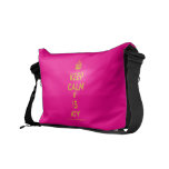 [Crown] keep calm it is icy  Messenger Bags