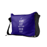 [Electric guitar] rock out with your cock out  Messenger Bags