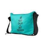 [Crown] keep calm and eat cookies  Messenger Bags