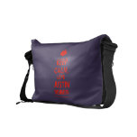 [Two hearts] keep calm, love justin beiber  Messenger Bags