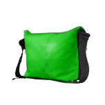 [Cupcake] don't be jel be green  Messenger Bags