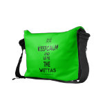 [UK Flag] keepcalm and love the wettas  Messenger Bags