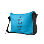 [Campervan] keep calm and hippie on  Messenger Bags