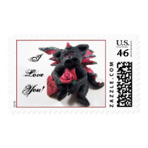 Messenger Of Love, I Love You- Postage Stamp