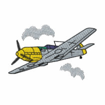 Messerschmitt B F-109 E embroidered shirts by ZazzleEmbroidery Messerschmitt B F-109 E embroidered shirts
