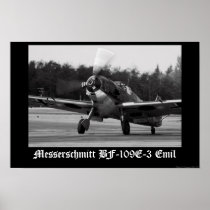 Messerschmitt Bf-109 E-3 Emil posters