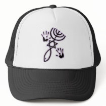 Messianic prints mesh hat