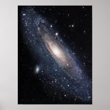 Messier 31, The Great Galaxy in Andromeda Posters