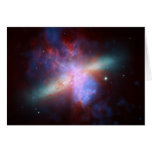 Messier 82 NGC 3034 Cigar Galaxy M82 Composite Card