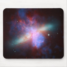 Messier 82 Space Galaxy Mouse Pad