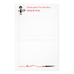 Messy Artist At Work stationery