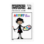Messy Artist At Work stamps
