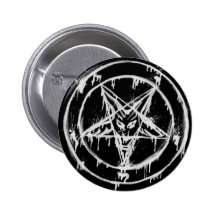 Messy Baphomet Button