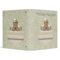 Messy Gingerbread Man Recipe Binder