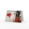 Messy Painted Valentine cards