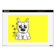 Messy Pup 15" Laptop Decal