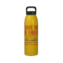 Met The Enemy Liberty Bottle Water Bottle