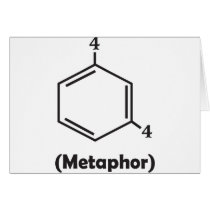 Meta 4 Metaphor Greeting Card