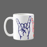 Metal 3 Color Horn Mug mugs