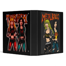 Metal Babes 3 Ring Binder