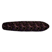 Metal Black Print Board Skateboard Deck