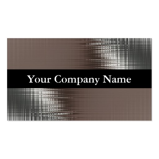 Metal Business Cards With Class (front side)