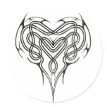 Metal Celtic Heart Knot