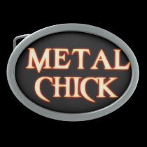 Metal Chick belt buckles
