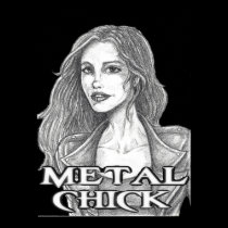 Metal Chick In Leather posters