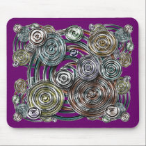 Metal Circle Mousepad by MarciaCox Metal Circle Mousepad