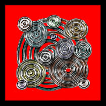 Metal Circle Poster posters