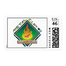 Metal Clay Art (green) Stamp