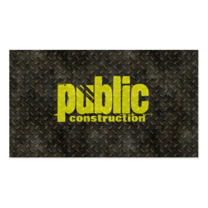 Metal Construction Business Card