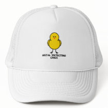 Metal Detecting Chick hats by chicktshirts8 Metal Detecting Chick hats
