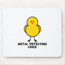 Metal Detecting Chick mousepads by chicktshirts8 Metal Detecting Chick mousepads
