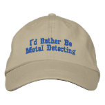 Metal Detecting Hat Embroidered Baseball Caps