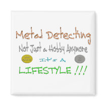 Metal Detecting Fridge Magnets