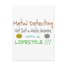 Metal Detecting Postcard