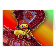 Metal Ducky Tour of Love Greeting Card