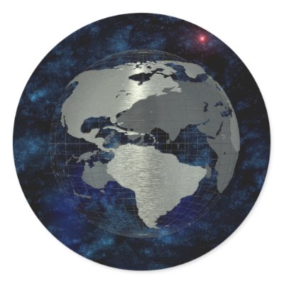 earth globe map. Metal Earth Globe map with
