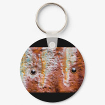 metal eyes rust keychains by blacqbook metal eyes rust keychains