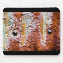 metal eyes rust mousepads