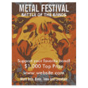 Metal Festival 2 Music Flyer by ZazzleFlyers Metal Festival 2 Music Flyer